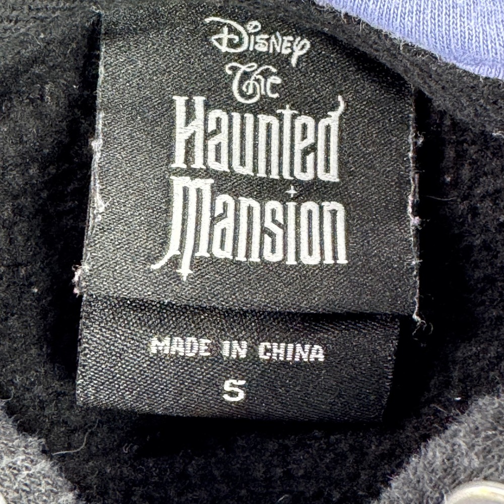 Disney The Haunted Mansion Black Hoodie Mens 5XL Oversized Graphic Pullover - Picture 5 of 11